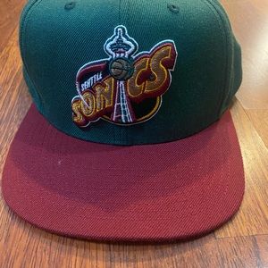NBA Seattle Sonics Baseball Cap 🧢 🏀
